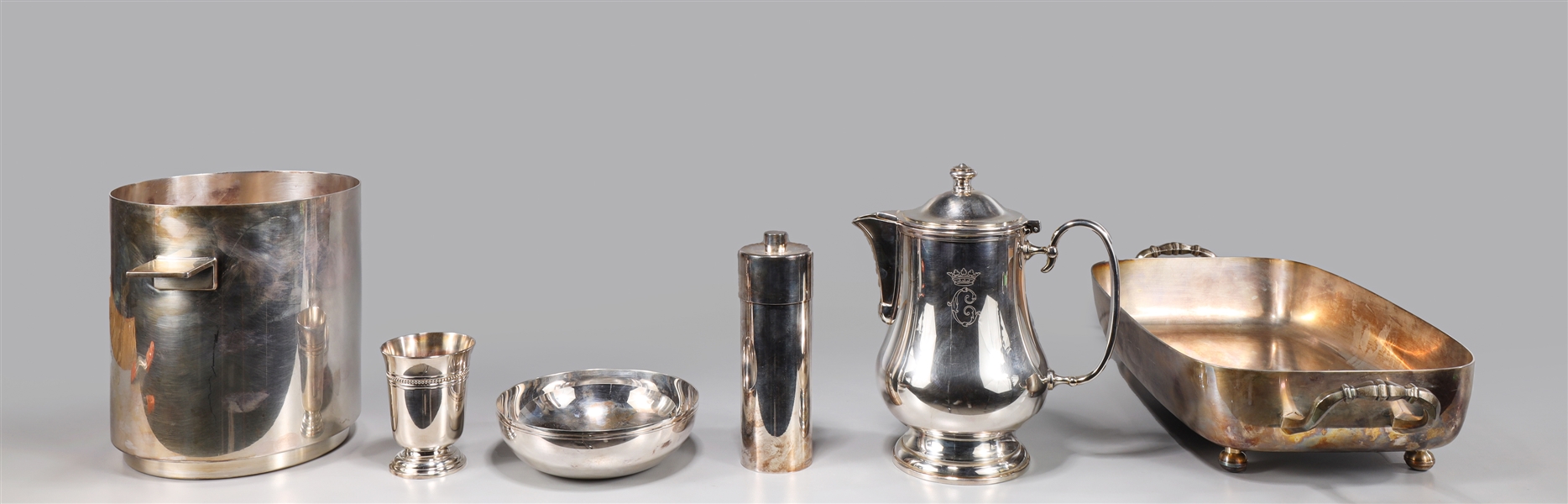 Group of Six Christofle Silver Plate Collection