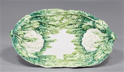 Valli Majolica Cauliflower Serving Platter, Italy