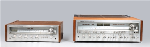Group of Two Vintage Pioneer Receivers, SX-1250, SX-450