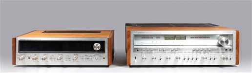 Group of Two Vintage Pioneer Stereo Receivers, SX-1250, SX-727 Plus Parts
