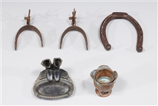 Group of Five Antique Western Metalworks