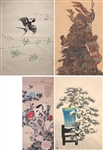Group of Four Japanese Artworks