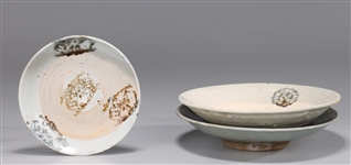 Three Chinese Ming Dynasty Dishes