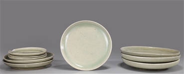 Group of Nine Various Japanese Ceramic Dishes