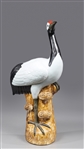 Large Chinese Porcelain Crane Statues