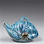 Chinese Blue Sancai Glaze Water Dropper