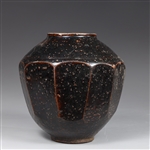 Antique Korean Brown Glazed Stoneware Vessel