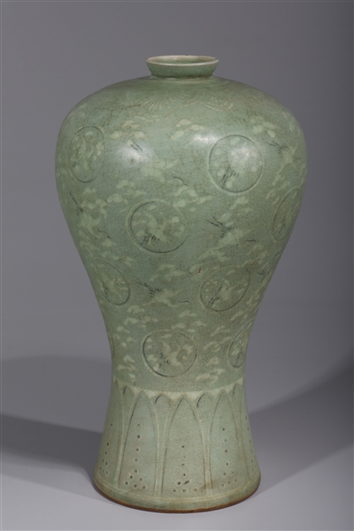 Tall Korean Celadon Vase