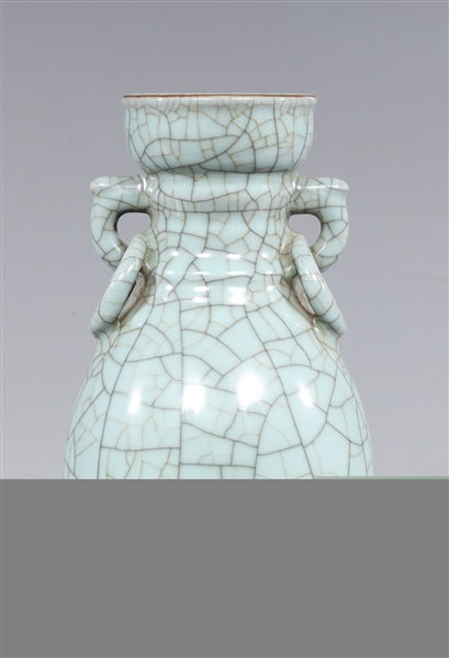 Chinese Guan Type Glazed Ceramic Vase