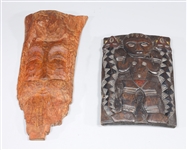 Group of Two Carved Ethnographic Panels