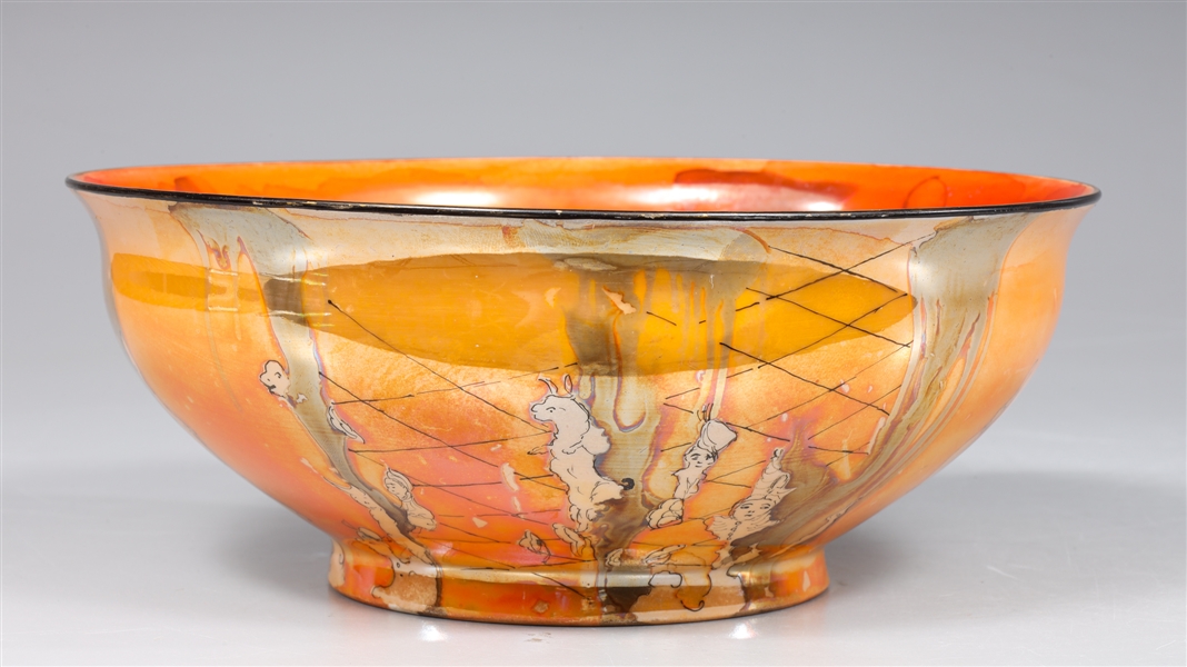 Antique Bernardaud & Co. Limoges Drip Glaze Bowl