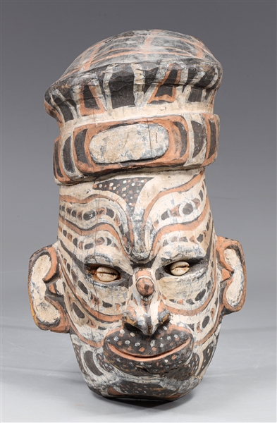 Carved Tribal Bust
