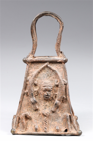 Unusual Benin Bronze Bell