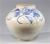Korean Blue & White Vase
