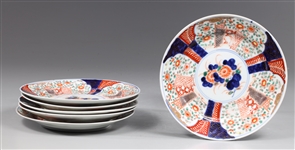 Group of Six 19th Century Japanese Imari Plates