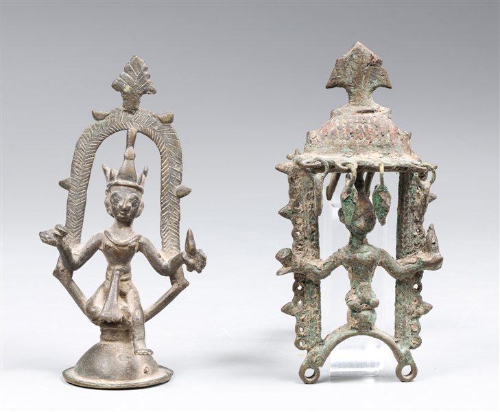 Group of Two Antique Indian Bronzes