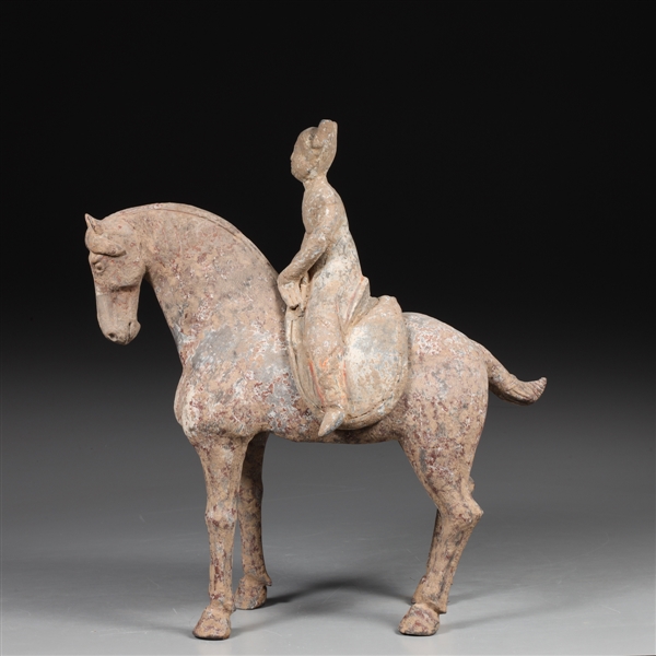 Chinese Hong Dynasty Horse and Rider