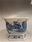 Old Ming-Style Immortals Flower Pot