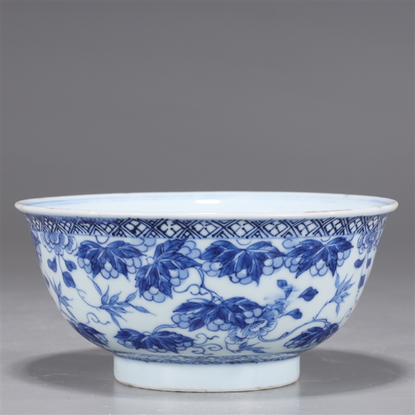 Yongzheng Blue & White Porcelain Bowl