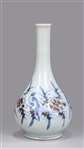 Korean Painted Porcelain Bottle Vase