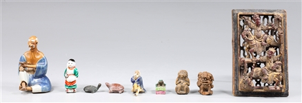 Group of Nine Various Chinese Objects