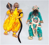 Two Old Chinese/Indonesian Puppets