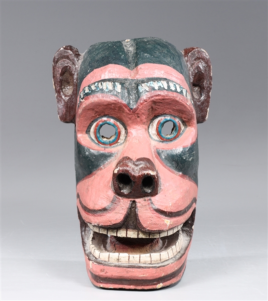 Carved Ape Fetish Mask