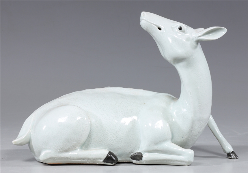 Chinese Blanc De Chine Ceramic Deer
