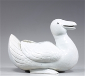 Chinese Ceramic Blanc de Chine Duck
