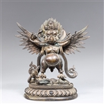 Antique Southeast Asian Bronze Copper Garuda Figure
