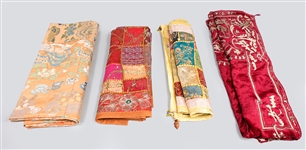 Group of Four Fine Hand Made Textiles