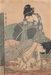 Ktagawa Utamaro (1753-1806) Attributed, Mother Nursing