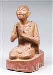 Antique Burmese Gilt Wood Figure