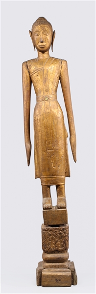 Antique Gilded Southeast Asian Figure