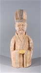 Chinese Early Style Ceramic Male Statue