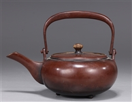 Showa Japanese Bronze Tea Pot