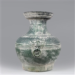 Large Chinese Green Glaze Vase