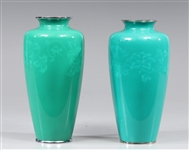 Group of Two Ando Judei Enameled Vases