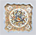 Large Chinese Gilt Ceramic Tray