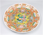 Large Chinese Ceramic Charger Bowl