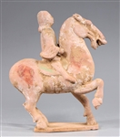 Chinese Ceramic Horse and Rider