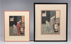 Group of Two Japanese Woodblock Prints