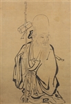 Gouache Chinese Immortal Portrait
