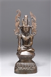18th Century Burmese Bronze Seated Bodhisattva