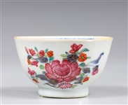 Antique Chinese Enameled Porcelain Wine Cup