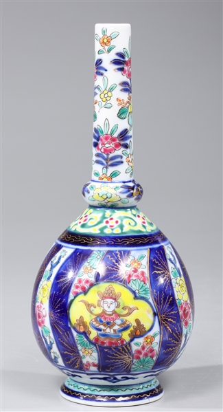 Antique Japanese Bottleneck Vase