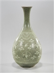 Korean Celadon Crackle Glazed Vase
