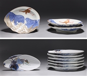 Group of Ten Japanese Porcelain Dishes