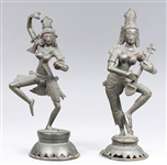 Group of Two Antique Indian Bronze Figures