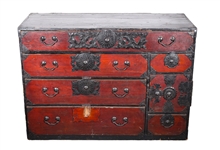 Antique Japanese Tonsu Chest of Drawers